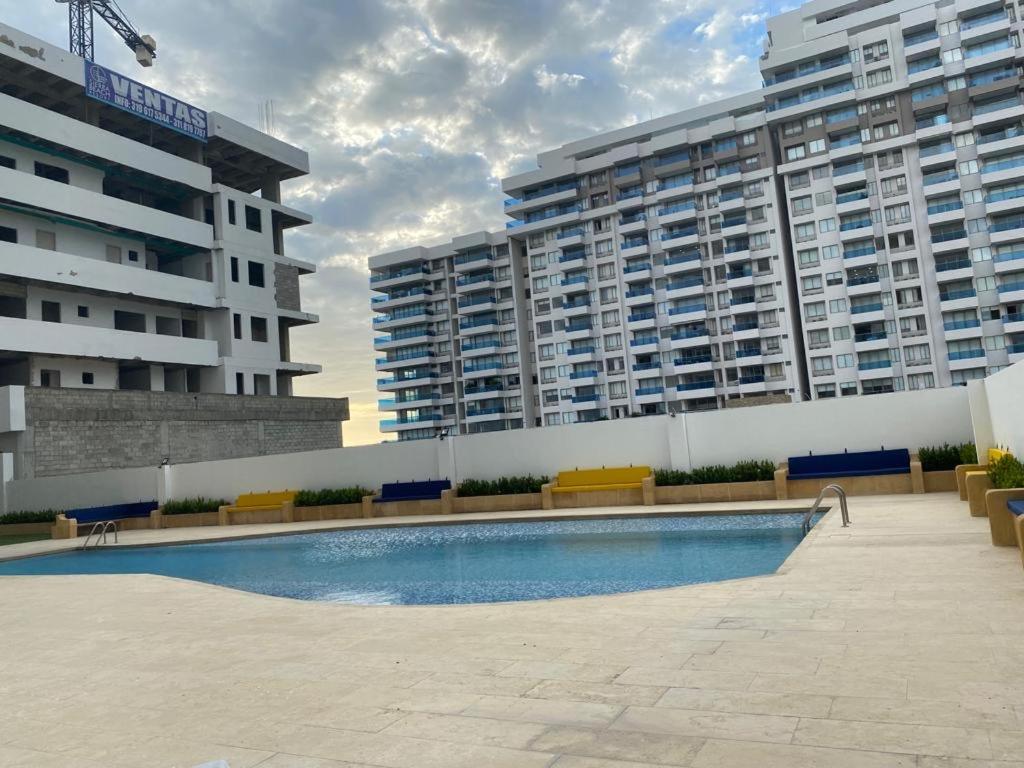 Magnifico apartamento con vista y salida al mar Santa Marta  Exterior foto