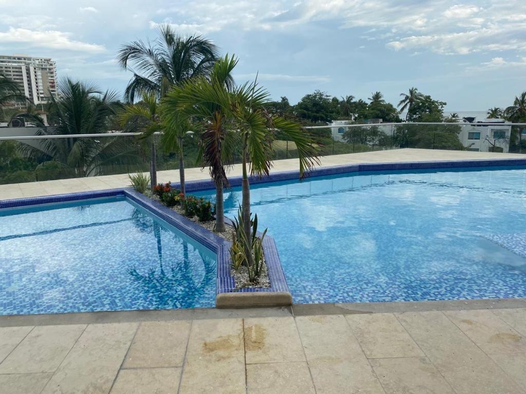 Magnifico apartamento con vista y salida al mar Santa Marta  Exterior foto